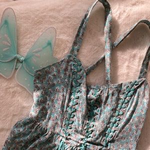 Free people corset floral dress